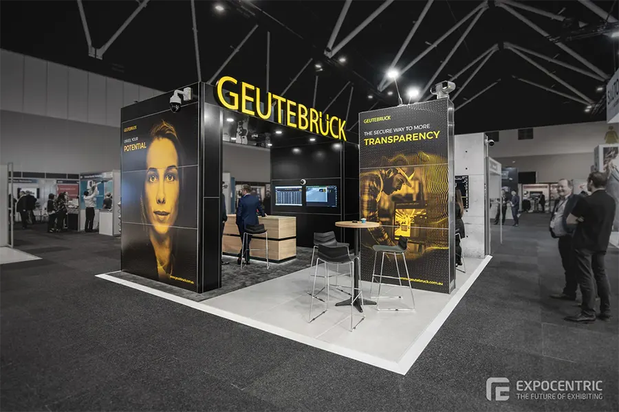 What is a perimeter booth? image by exhibitcentral.com.au
