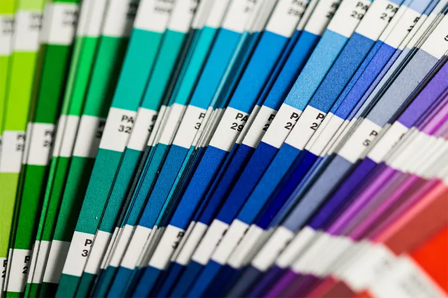 Cool colour pantone