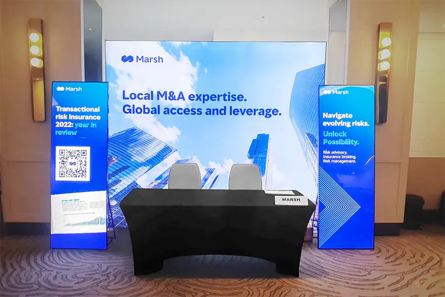 Registration booth signs