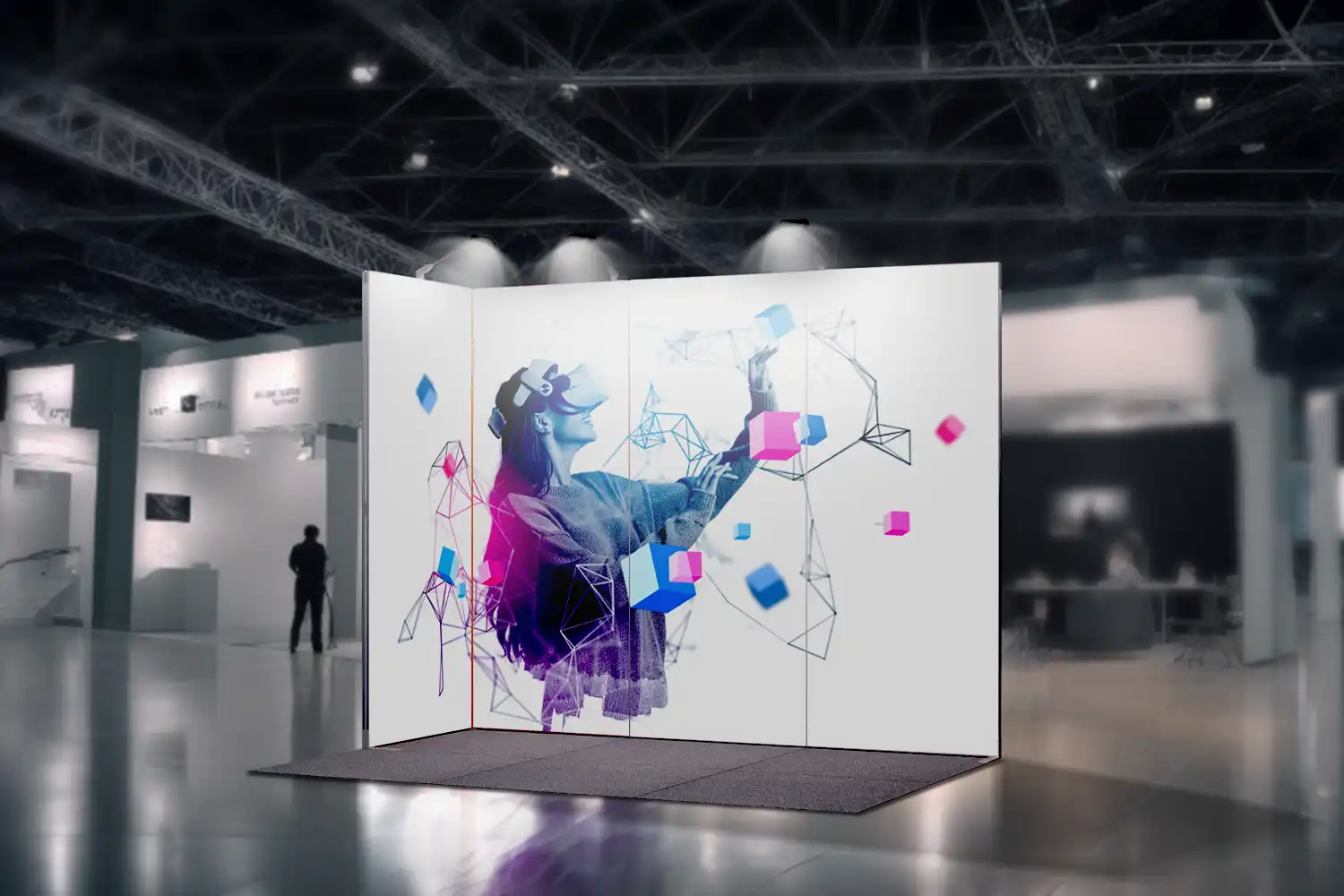 Turn Ideas into Impact with TRAX Foldable SEG Fabric Displays