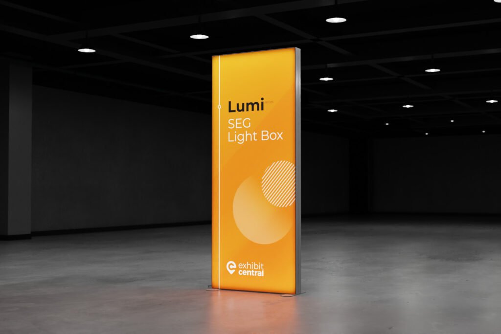 Lumi SEG Lightbox Display – 1 x 2.5m