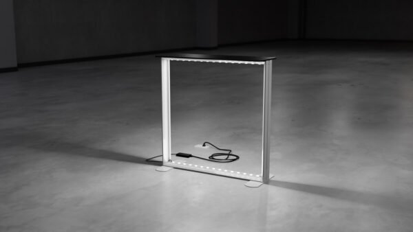Lumi SEG Lightbox Display Counter – 1 x 1m - Image 4