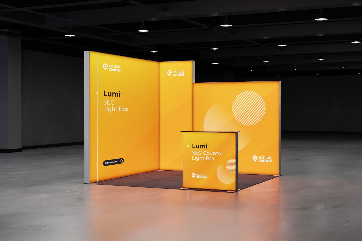 Lumi SEG Lightbox Exhibition Stand – 3 x 3m – Kingsgrove