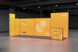 Lumi SEG Lightbox Exhibition Stand – 6 x 2m – Heathcote