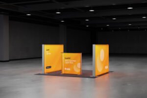 Lumi SEG Lightbox Shopping Centre Stand – 3 x 3m – Sydenham