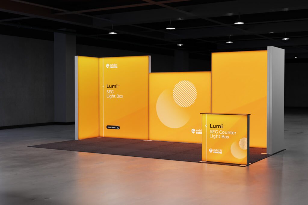 SEG Lightbox Exhibition Stand – Marrickville | Lumi - 6x2m - 6x3m