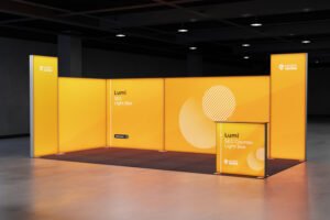Lumi SEG Lightbox Exhibition Stand – 6 x 3m – Gordon