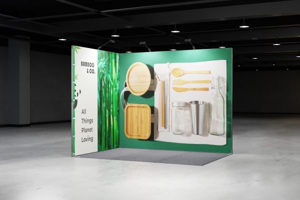 Trax Foldable SEG Fabric Display Corner Stand – 3 x 2m – Artamon - Image 3
