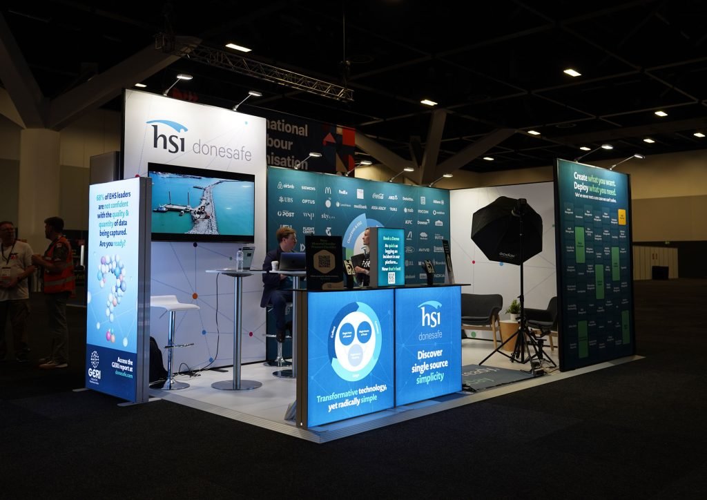 Illuminated Light Boxes: Maximising the Potential of Corner Booths image by exhibitcentral.com.au