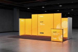 Lumi SEG Lightbox Exhibition Stand – 6 x 3m – Newtown