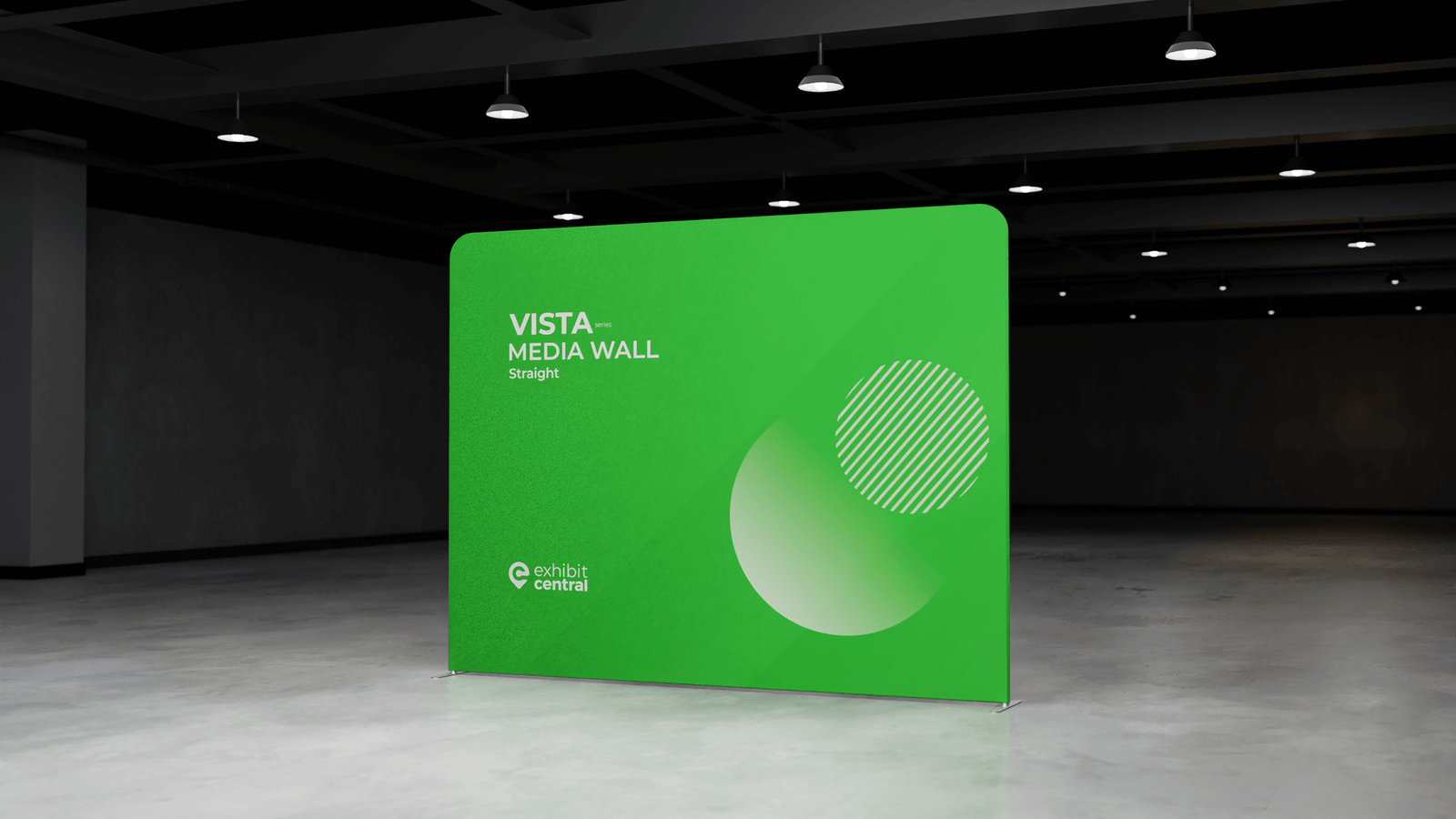 Vista Straight Media Wall