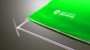 Vista Straight Media Wall Printed Fabric