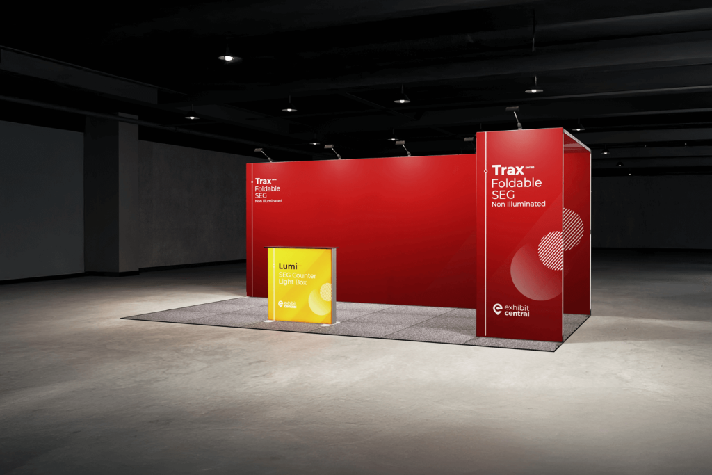 Trax Foldable SEG Fabric Display Peninsula Stand – 6 x 3m – Cherrybrook