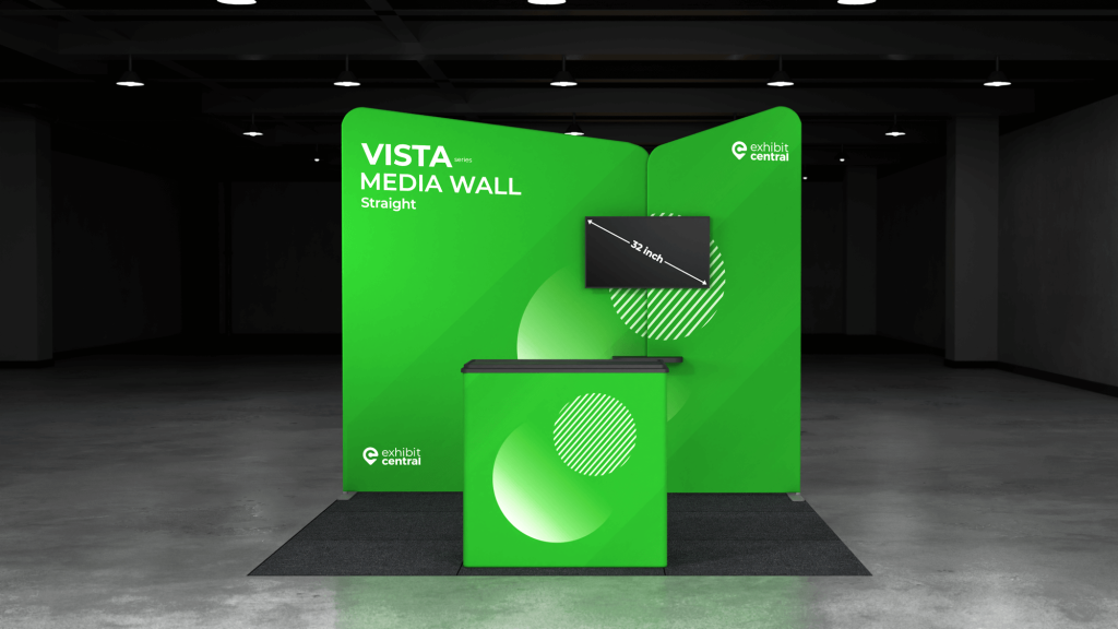3x3m Fabric Tube Display Exhibition Stand – Edmondson Park | Vista