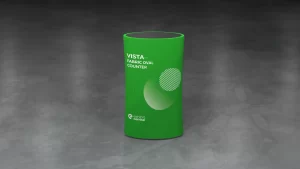 Fabric Oval Counter | Vista