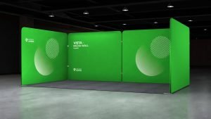 6x3m U-Shaped Fabric Tube Display Stand – Campbelltown | Vista