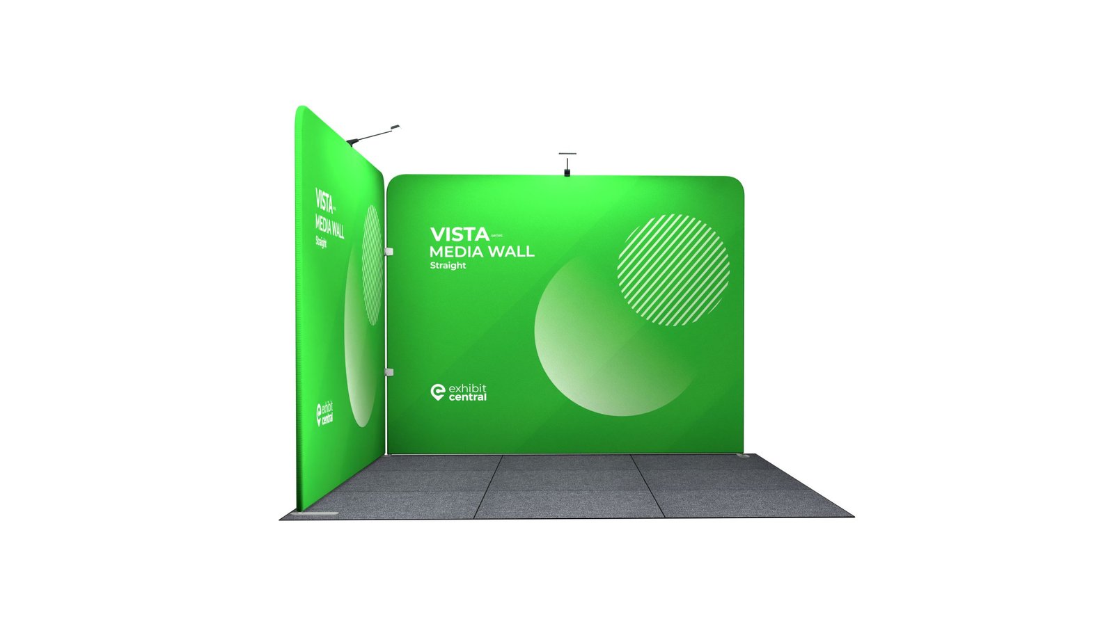 3x3m Corner Fabric Tube Display Stand – Erskineville