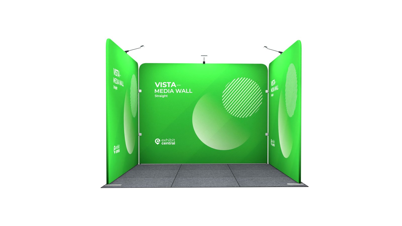 3x3m Corner Fabric Tube Display Stand – Erskineville | Vista